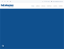 Tablet Screenshot of hdsolucoes.com
